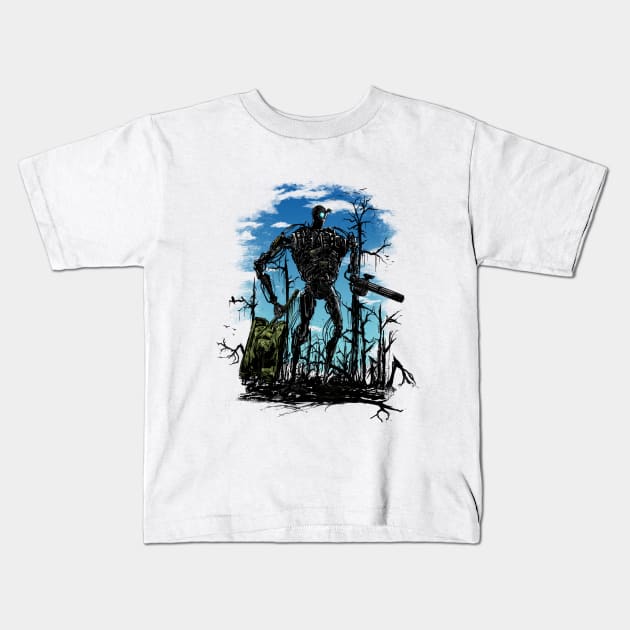 sector clear Kids T-Shirt by martinskowsky